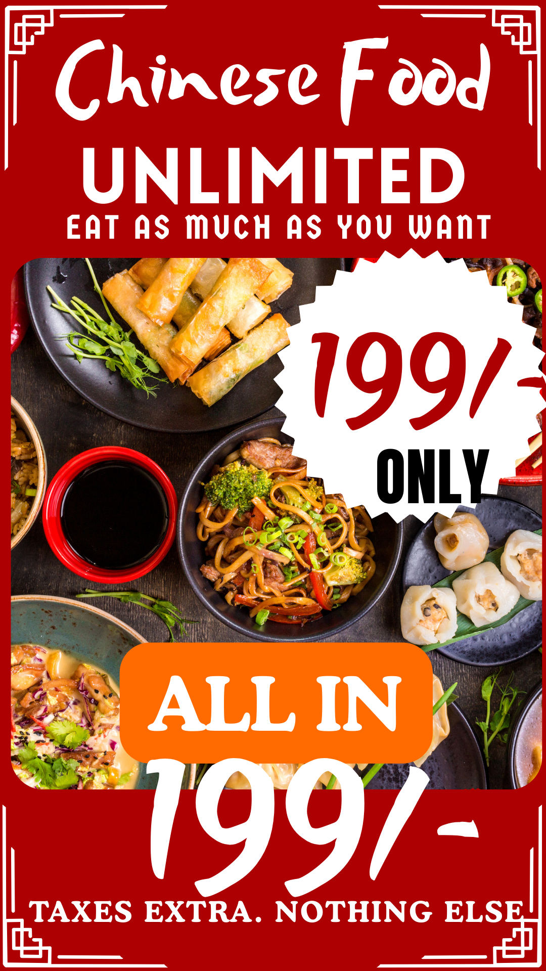 Unlimited Chinese Food for ₹199 at North Point Eatery – A Delicious Weekday Treat!