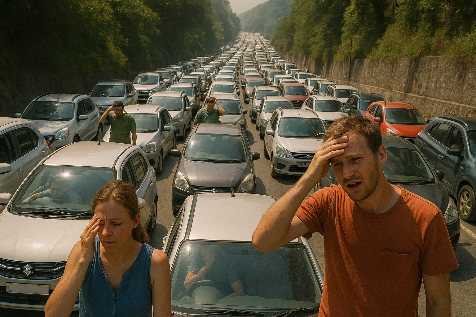 नैनीताल जा रहे हो..? 8 घंटे का ट्रैफिक जाम है! ये ज़रूर पढ़ो अगर बचना है तो 🚫🛣️