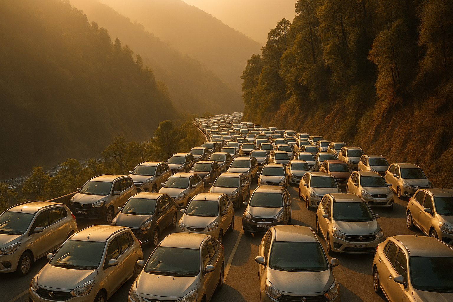 नैनीताल में ट्रैफिक जाम और महंगे होटलों से परेशान? नैनीताल में ट्रैफिक जाम से बचें, होटल नॉर्थ वुड्स में बेफिक्र ठहरें!